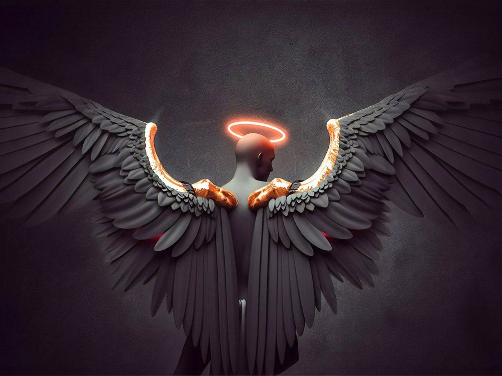 Смайл с нимбом