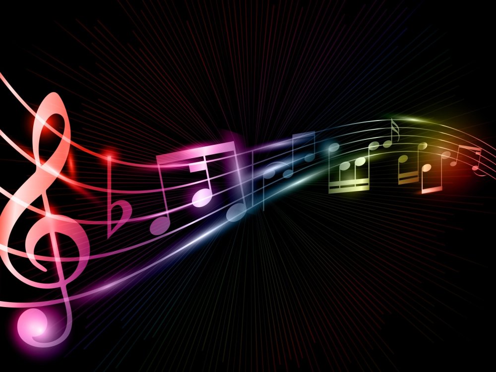 Музыкальный фон для фотошопа