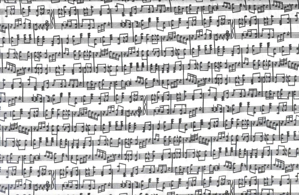 Нотки на листе для скрапбукинга