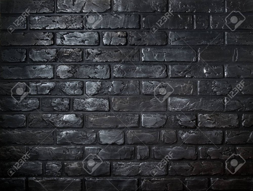 Задний фон черные кирпичи