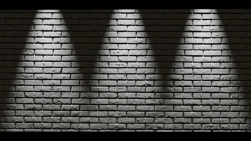 Черный кирпич стена