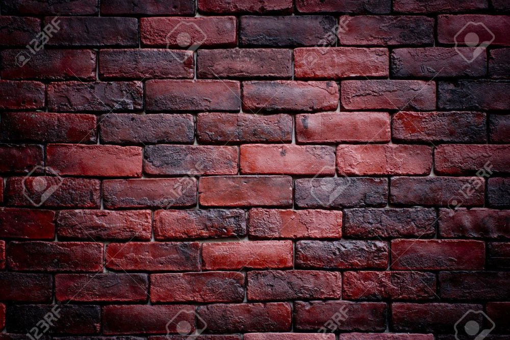 Темно бордовый кирпич