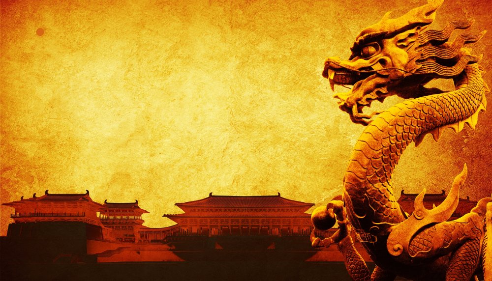 Китайский дракон фон