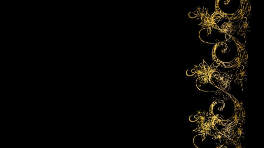 Красивые рамочки с узорами на темном фоне