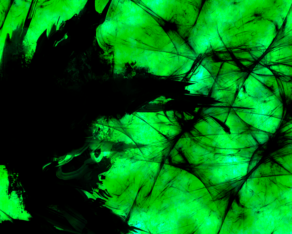 Черный и зеленый цвет