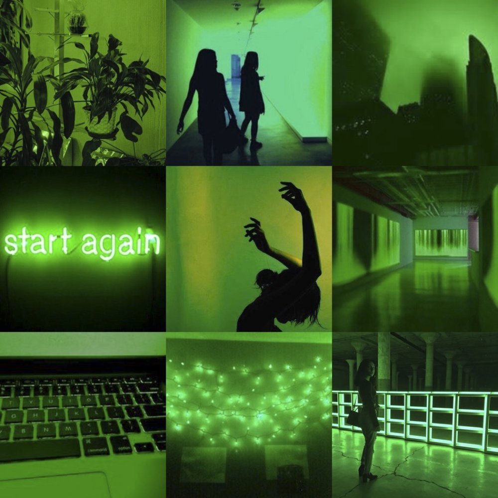 Эстетика амонг АС зелёный