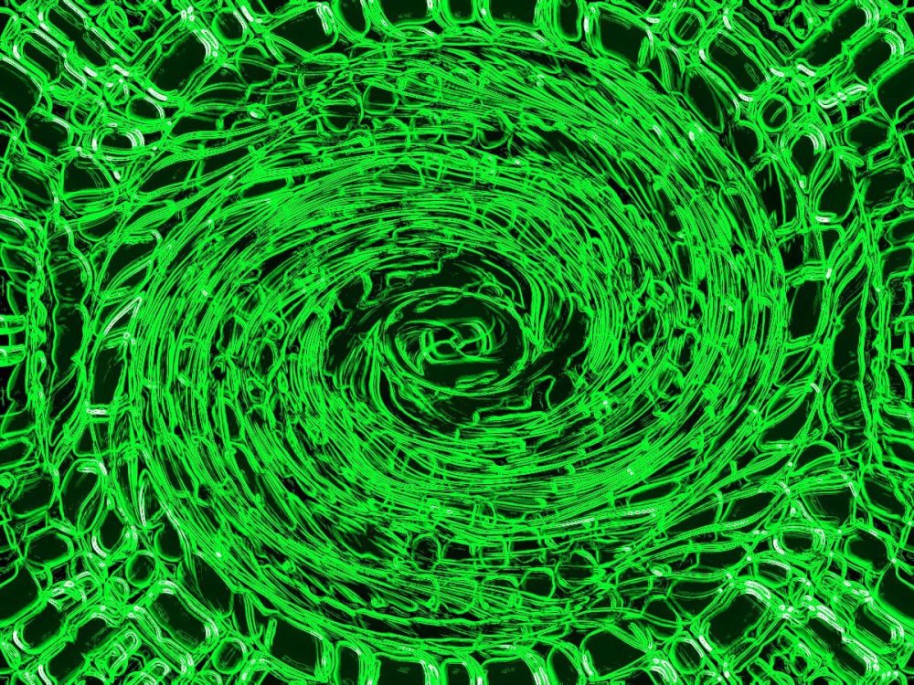 Зелёный фон градиент круговой