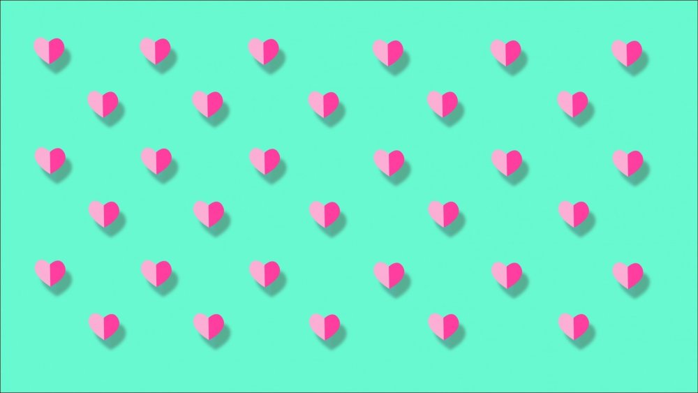 Pink Hearts aesthetic