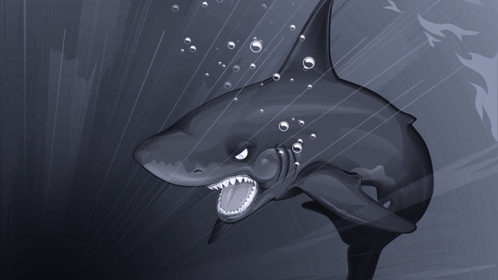 Фон для рабочего стола акула
