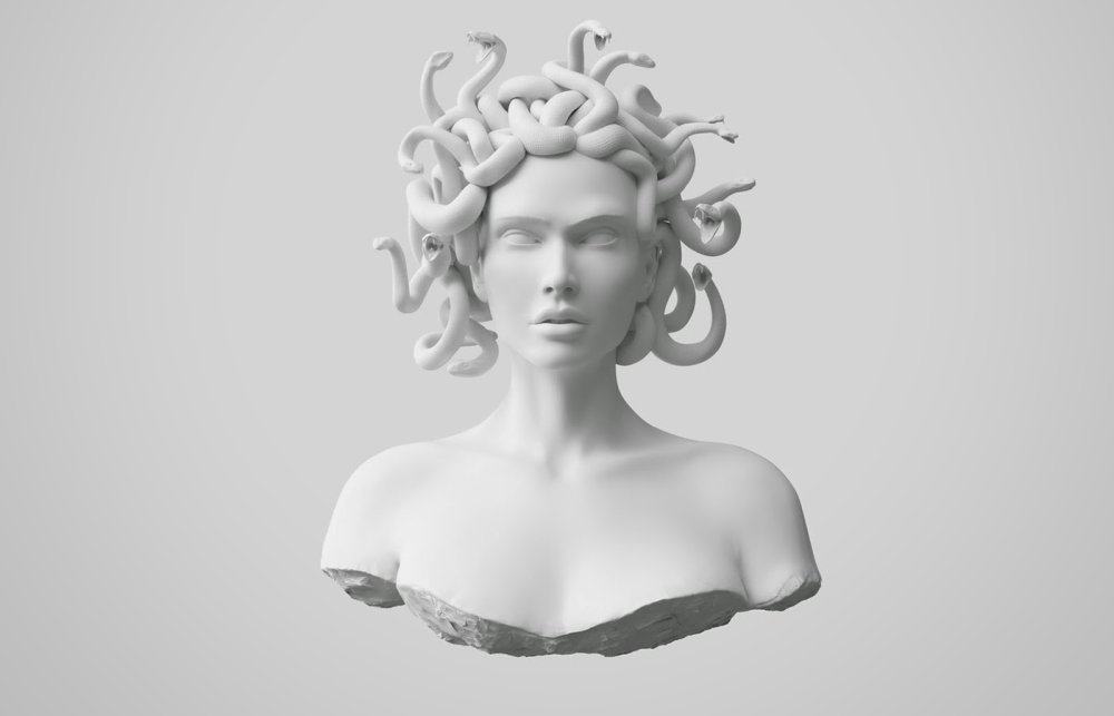 Медуза Горгона скульптура