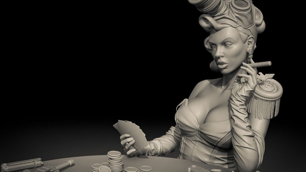 Скульптура женщины