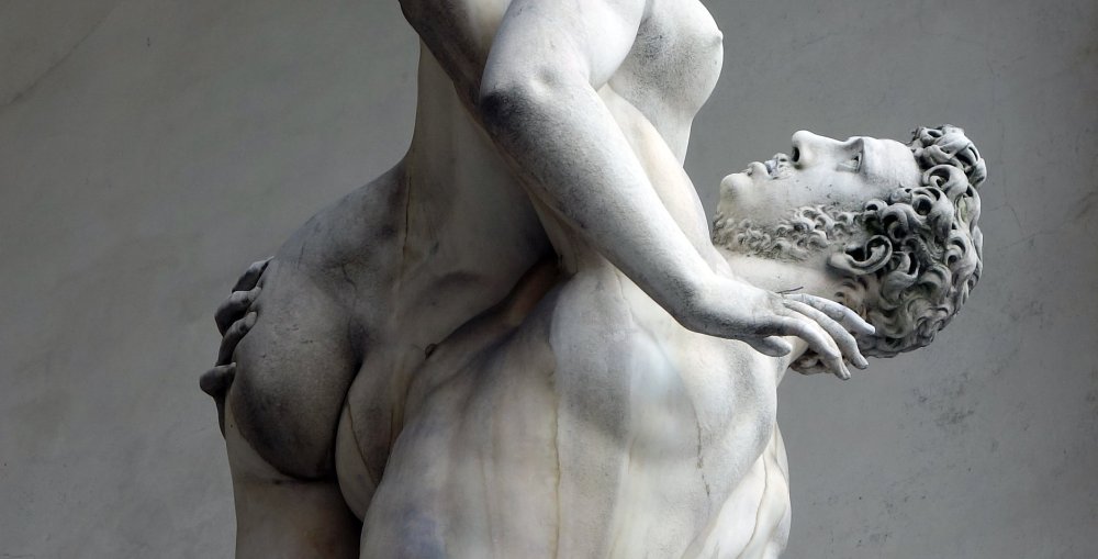 Микеланджело скульптуры похищение