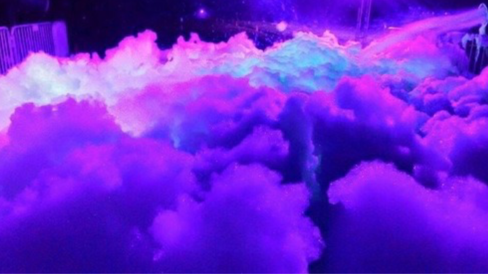 Фиолетовый и зеленый