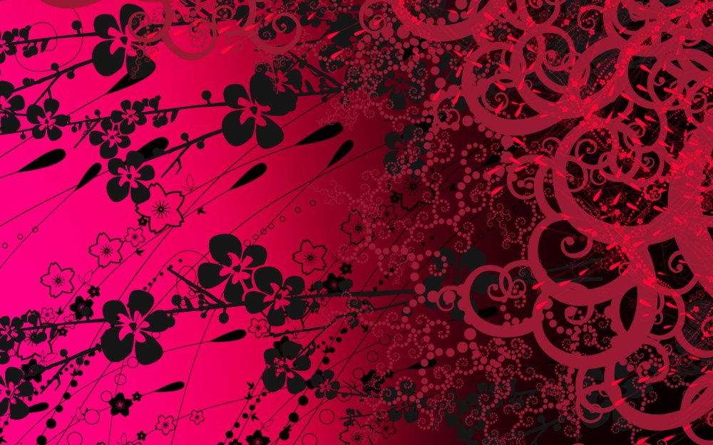Малиновый фон с узором