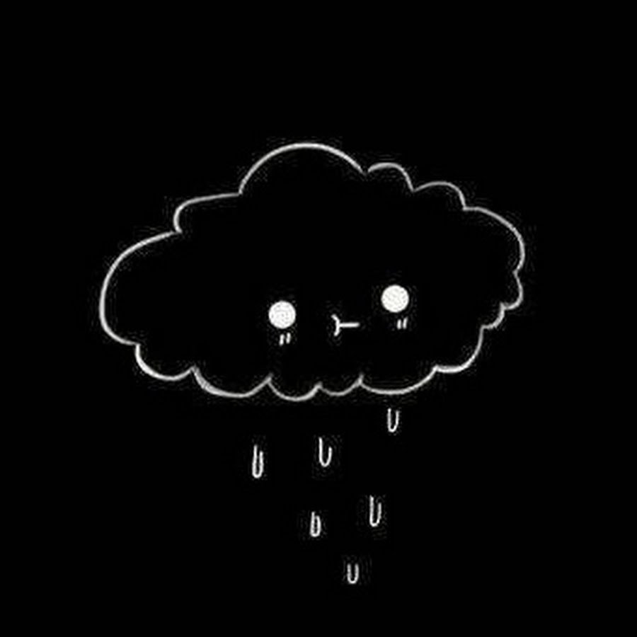 Грусть на черном фоне