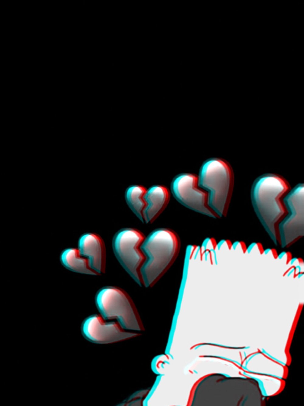 Грустные обои на телефон