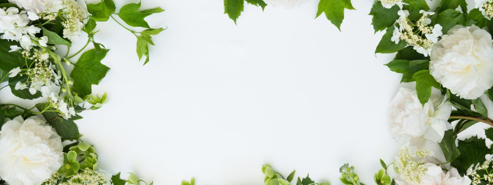 Свадебный фон с цветами