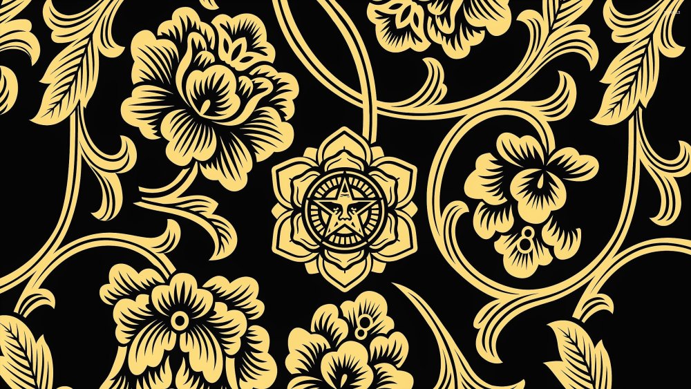 Рисунки на черном фоне