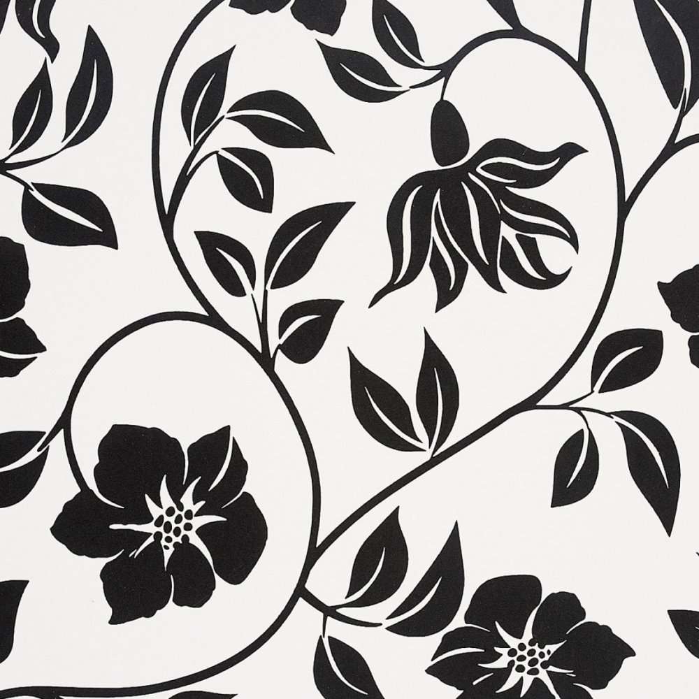 Сакура черно белая