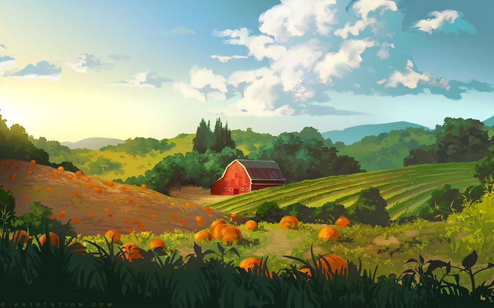 Сказочный пейзаж