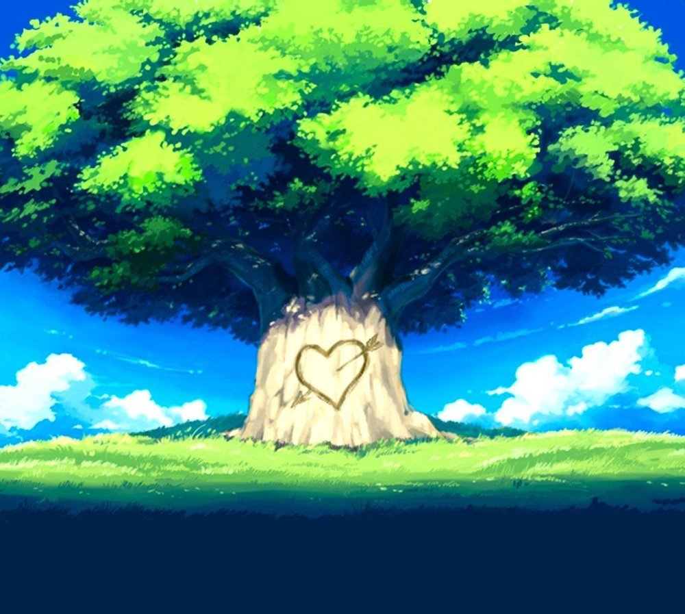 Темное дерево красивое