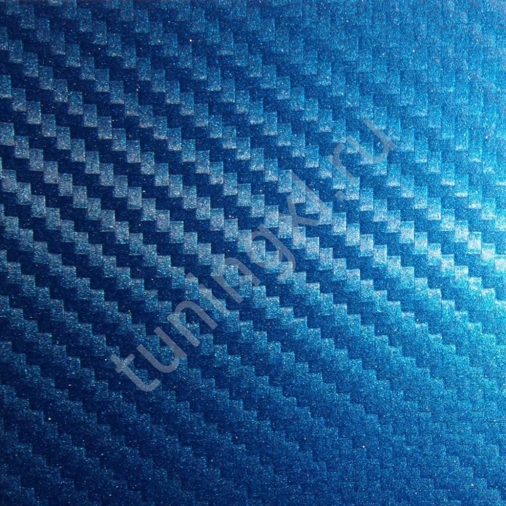 Пленка синий карбон