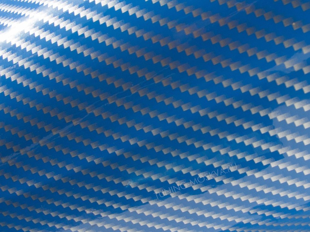 Синий карбон фон