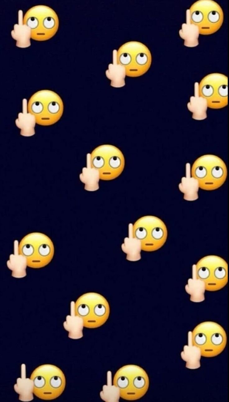 Смайл на черном фоне