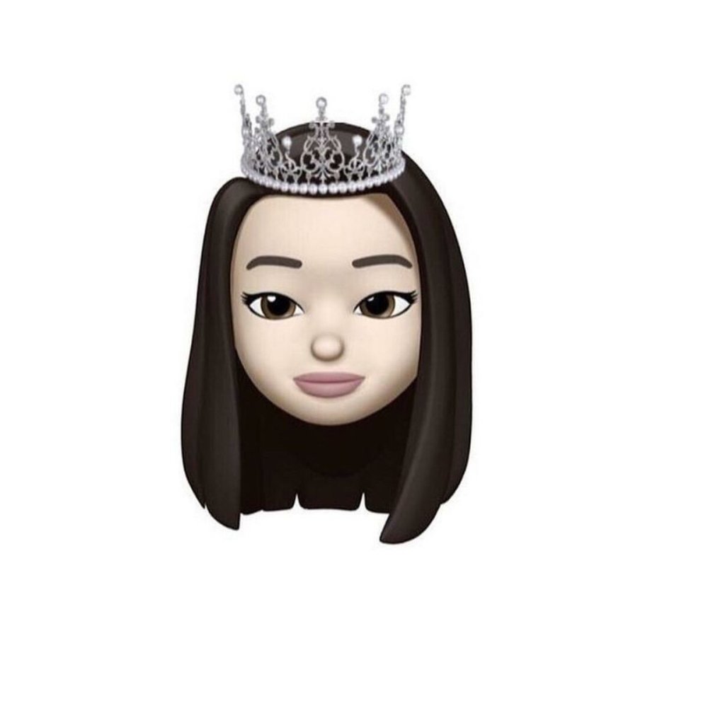 Эмодзи девочка с короной