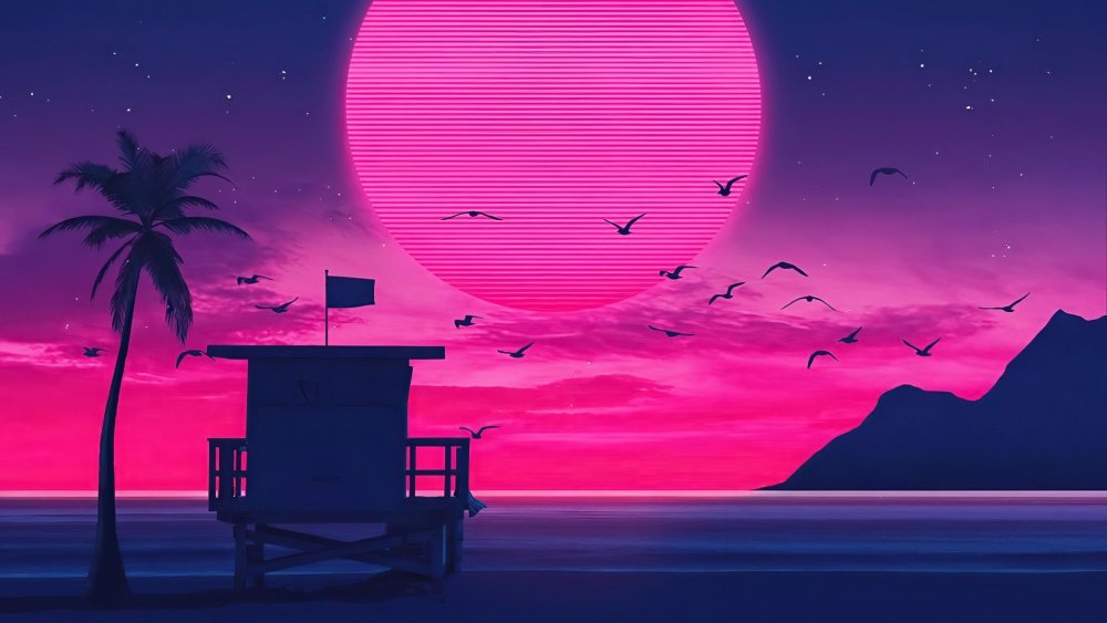 Кошка на фиолетовом фоне