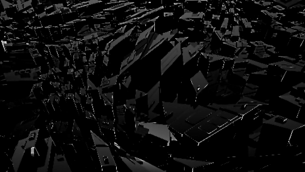 Пиксели на черном фоне