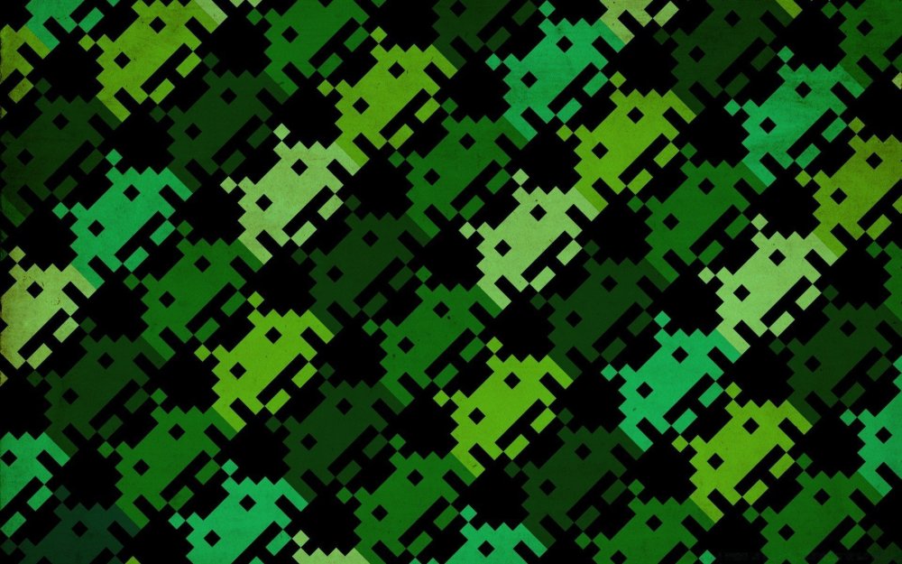 Пиксель арт на черном фоне