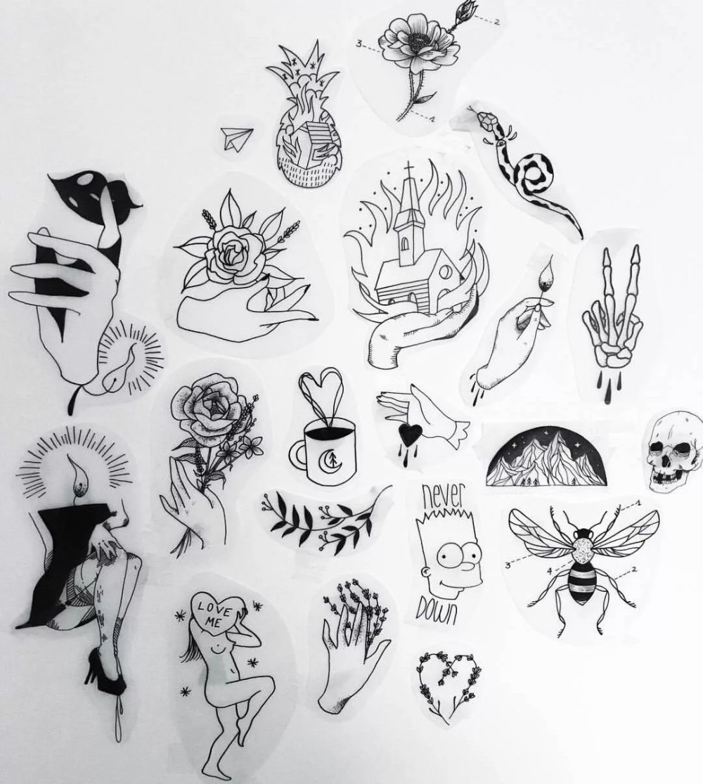 Маленькая тату эскиз