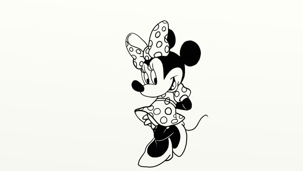 Микки и Минни чб