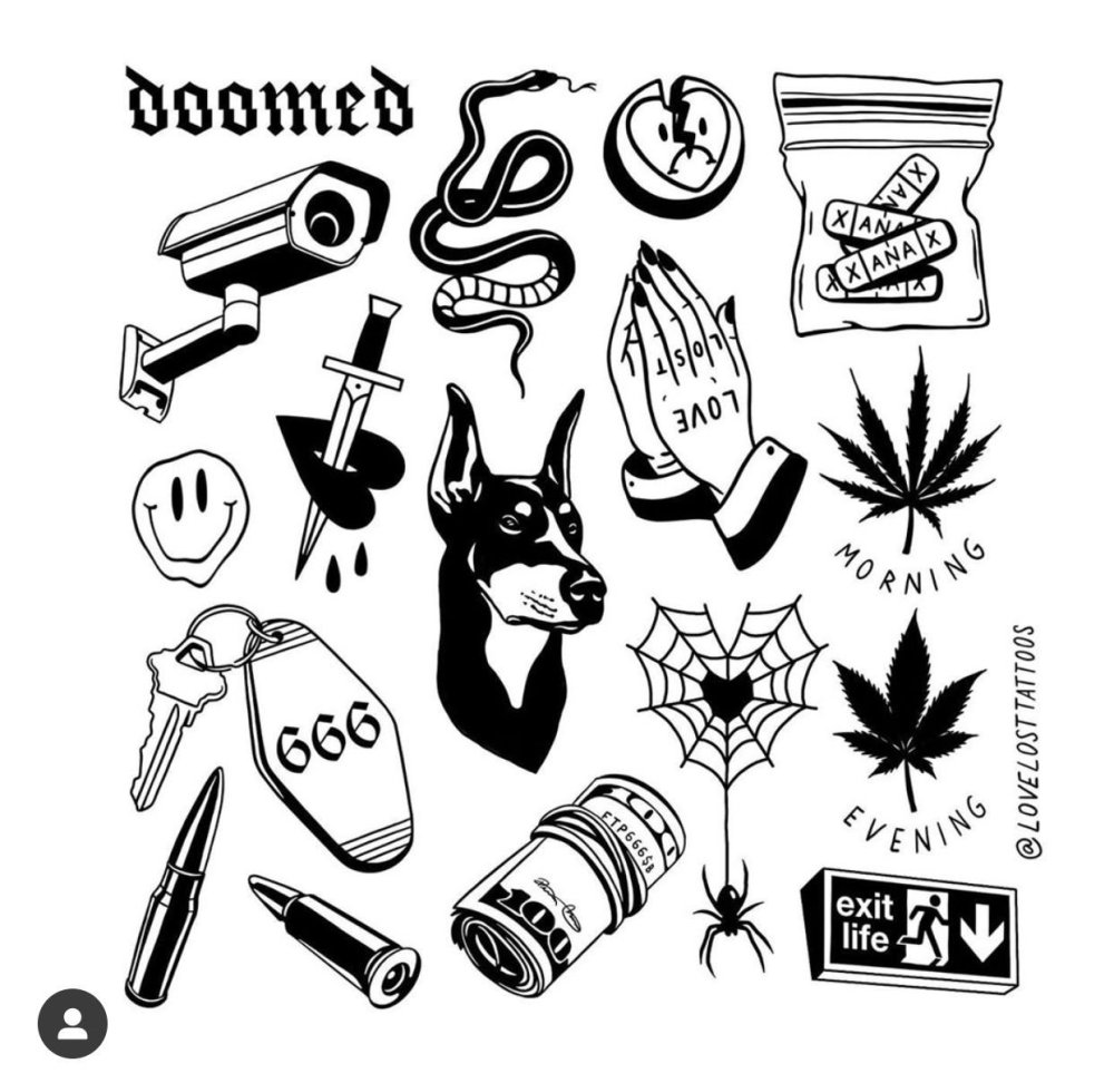 Тату эскизы для парней