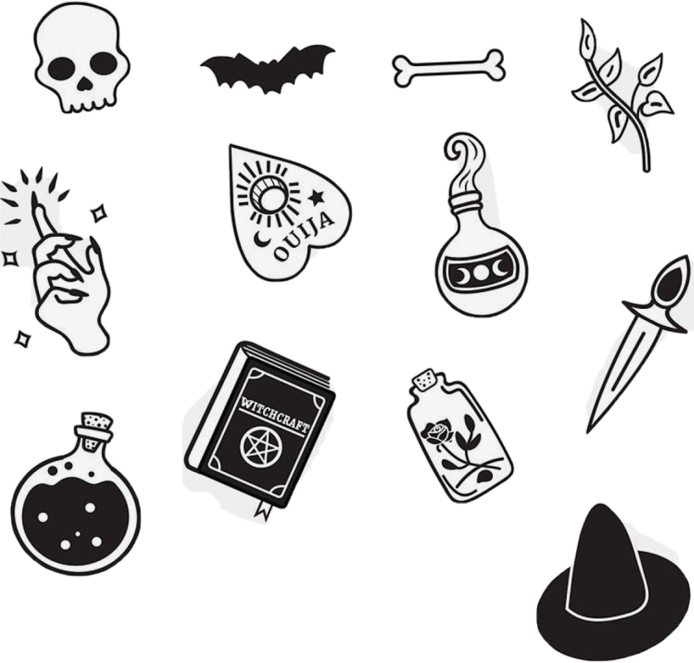 Черные наклейки