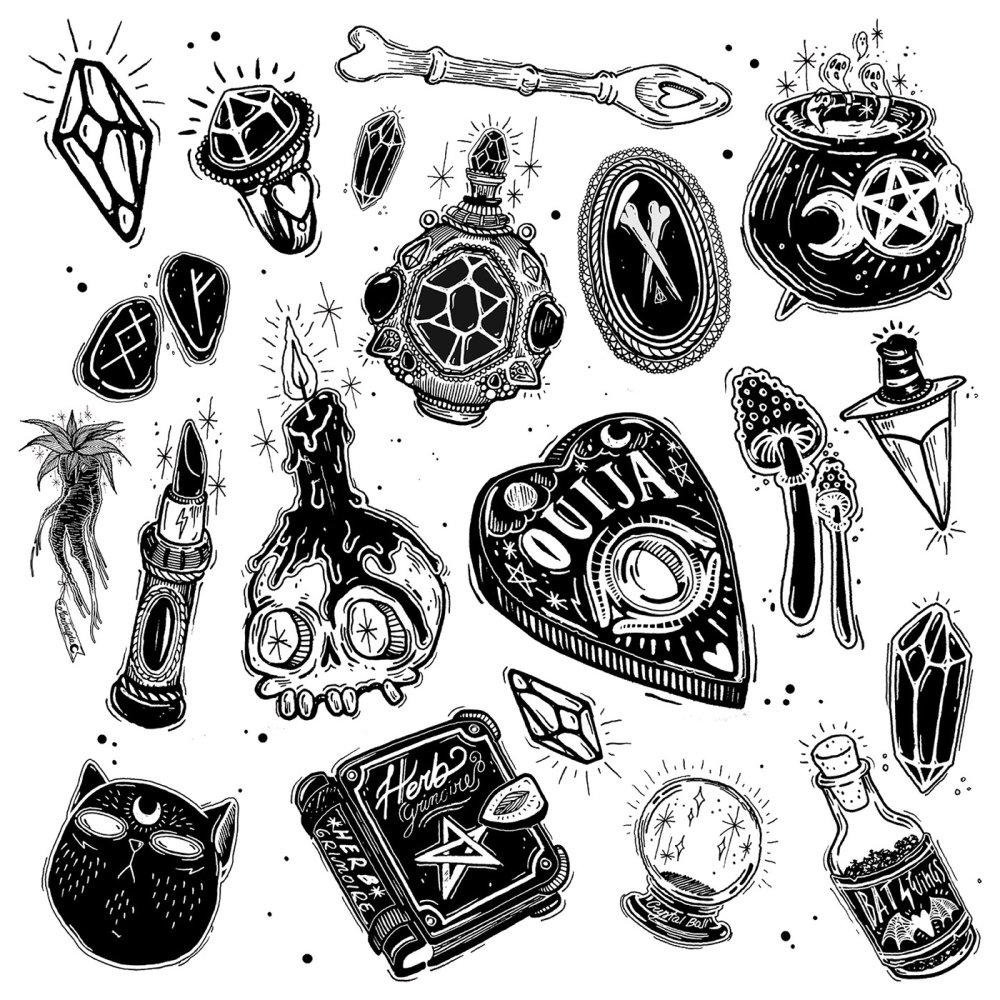 Наклейки в готическом стиле