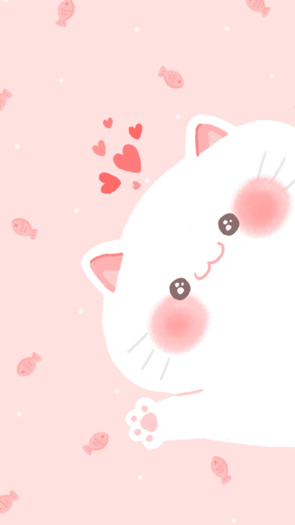 Милые розовые обои