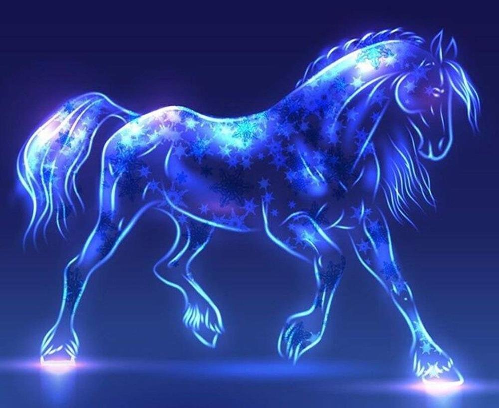 Неоновая лошадь