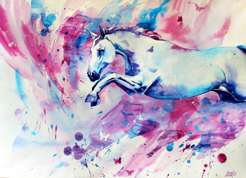 Лошадь абстракция