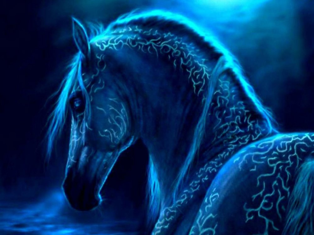Голубая водяная лошадь