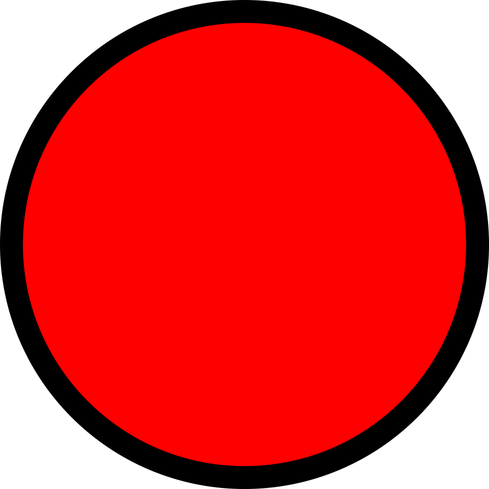 Красный кружок