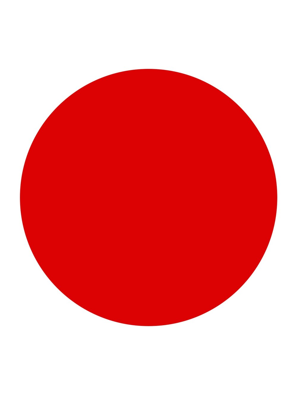 Маленький красный круг