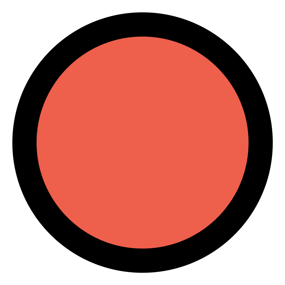 Красный круг на белом фоне