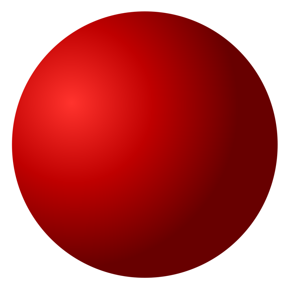 Красный кружок на прозрачном фоне