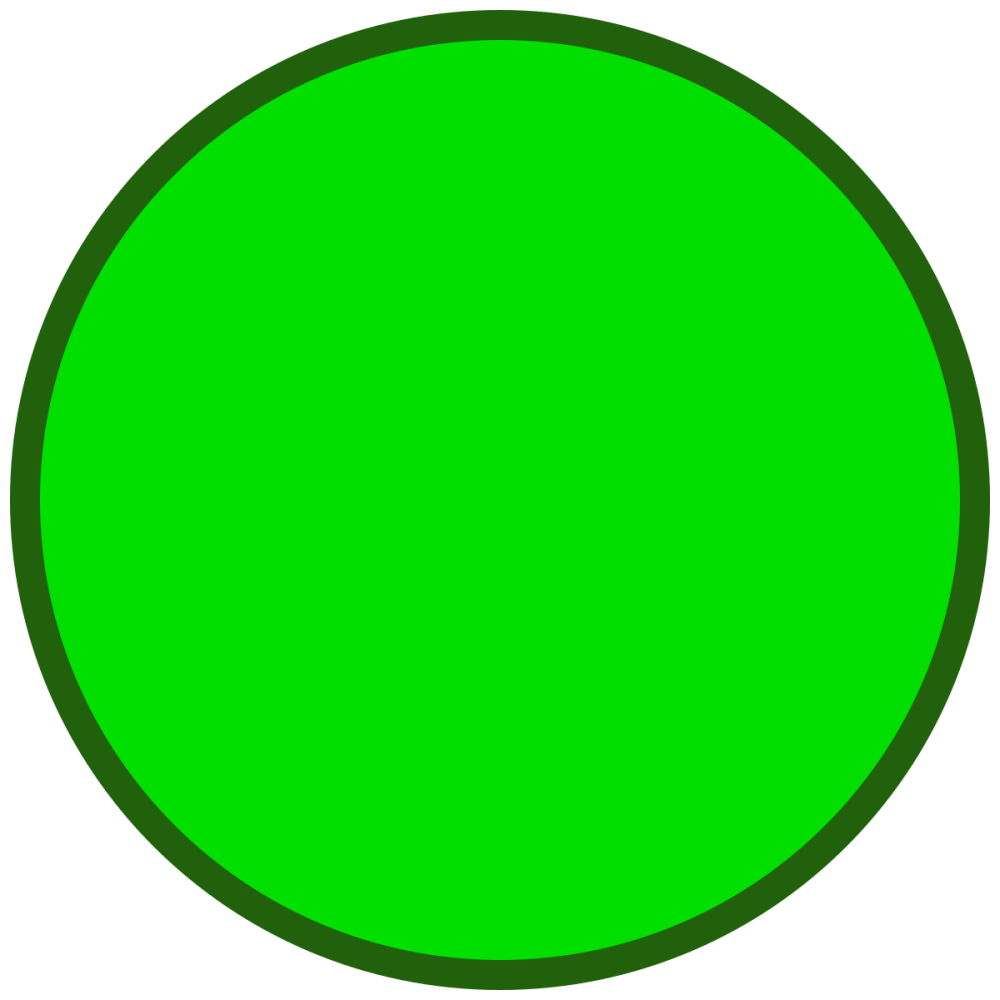 Зеленые кружочки