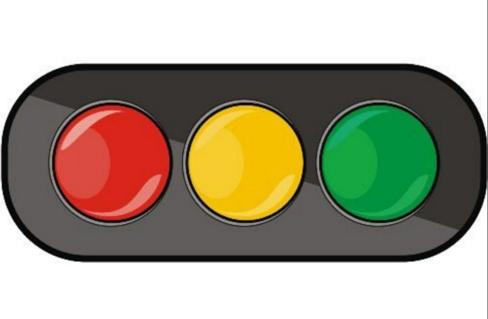 Кружочки красный желтый зеленый