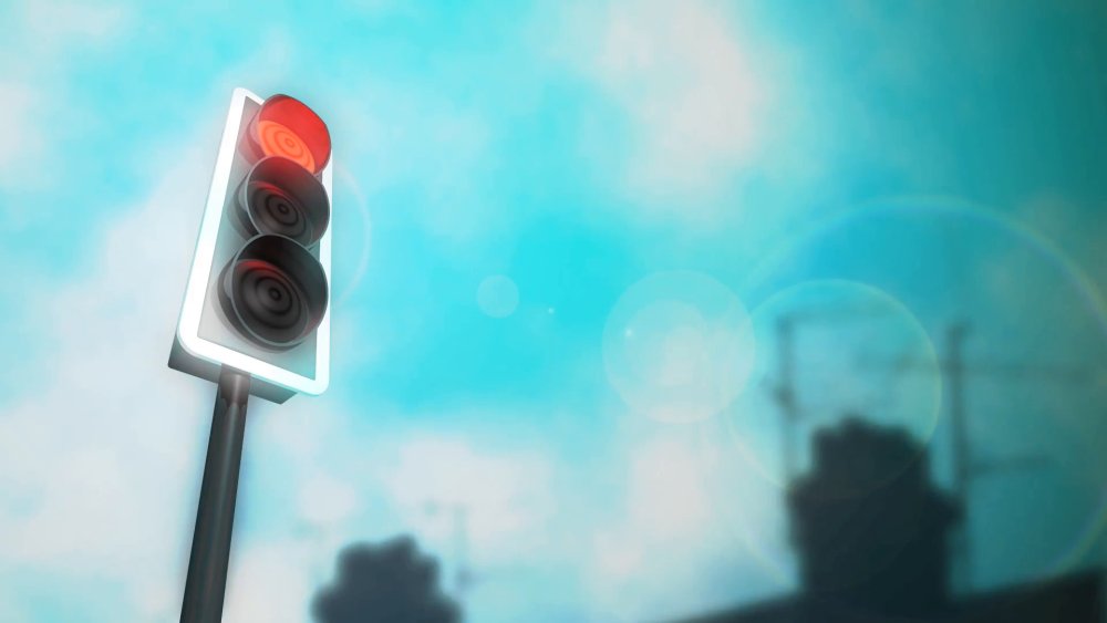 Светофор фон стенда