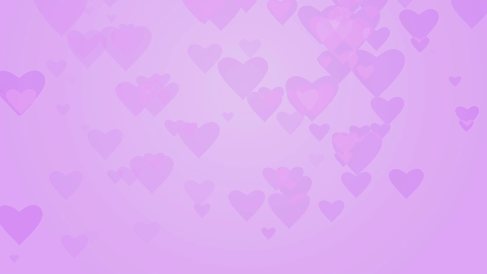 Фиолетовый фон с сердечками