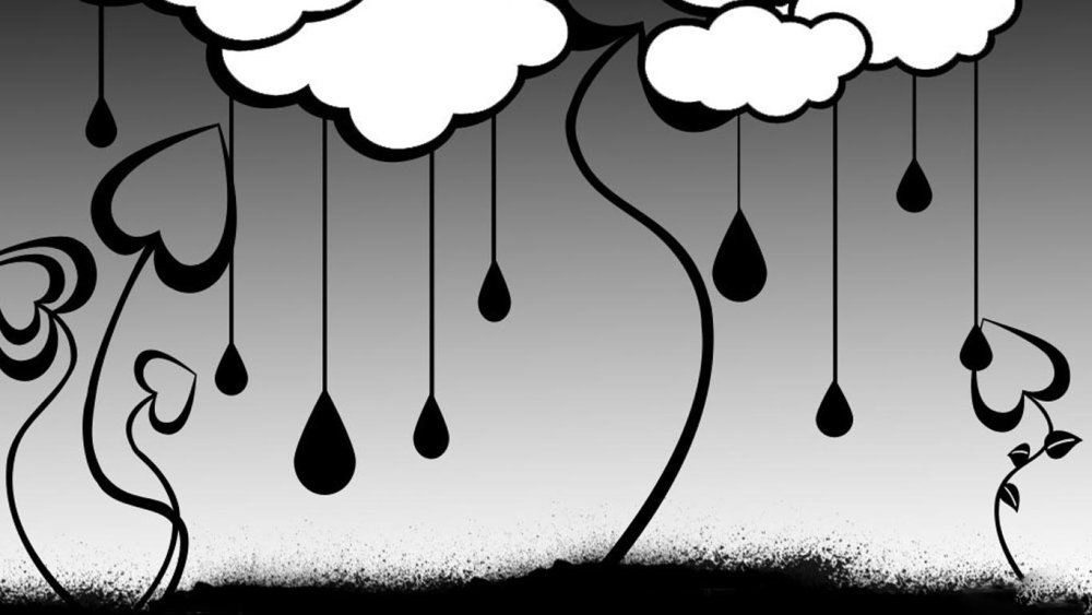 Дождь стилизация